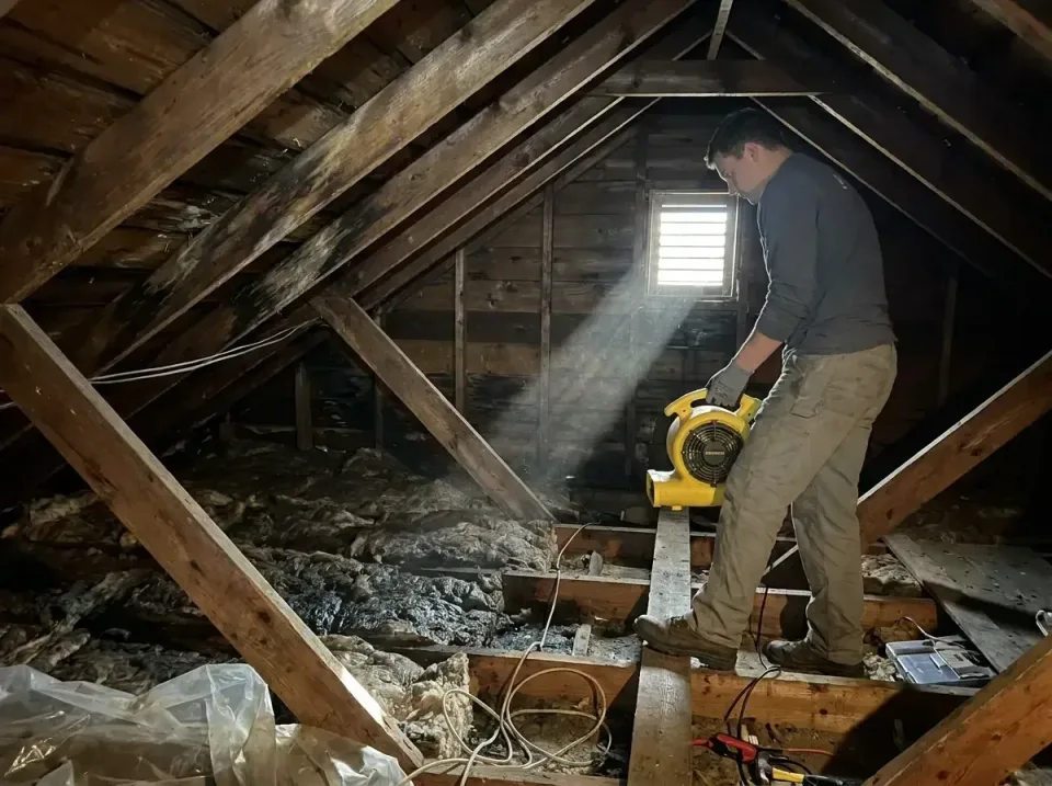 attic-water-damage-drying-proc-007 — frequently asked questions, Emergency Water Extraction & 24/7 Flood Response in Firebau…